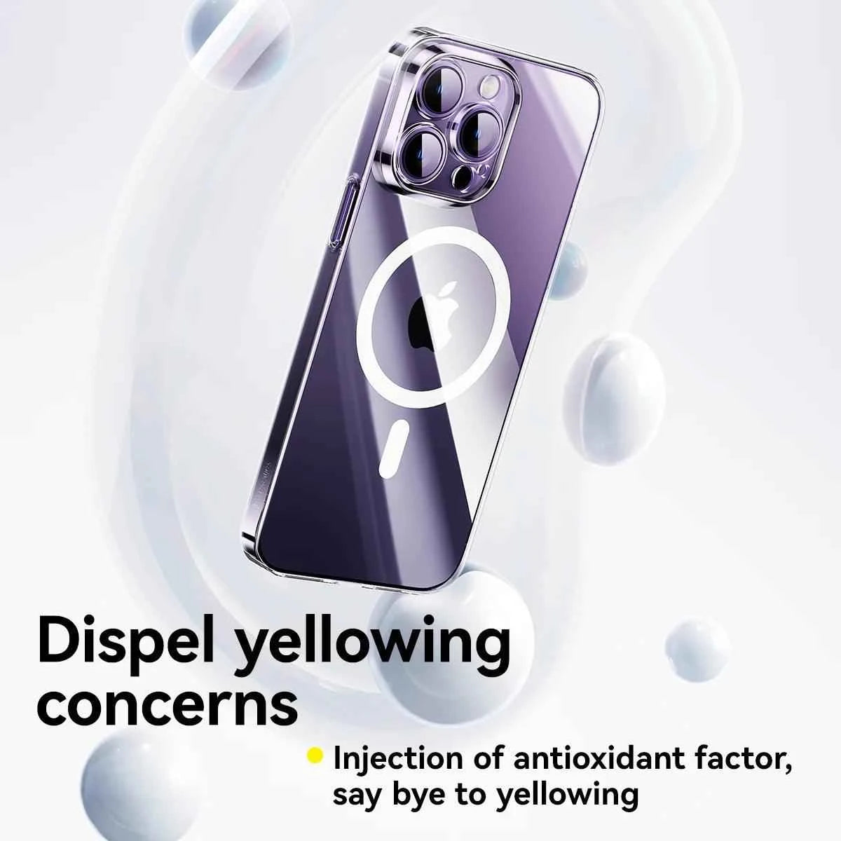 Lucent Magnetic Hard PC Clear Case for iPhone - Fullshopping