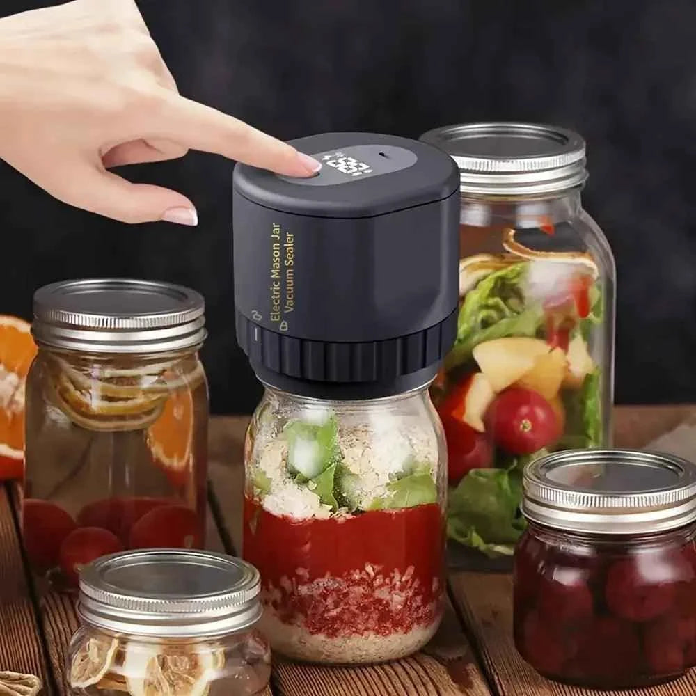 Electric Mason Jar Vacuum Sealer - Fullshopping
