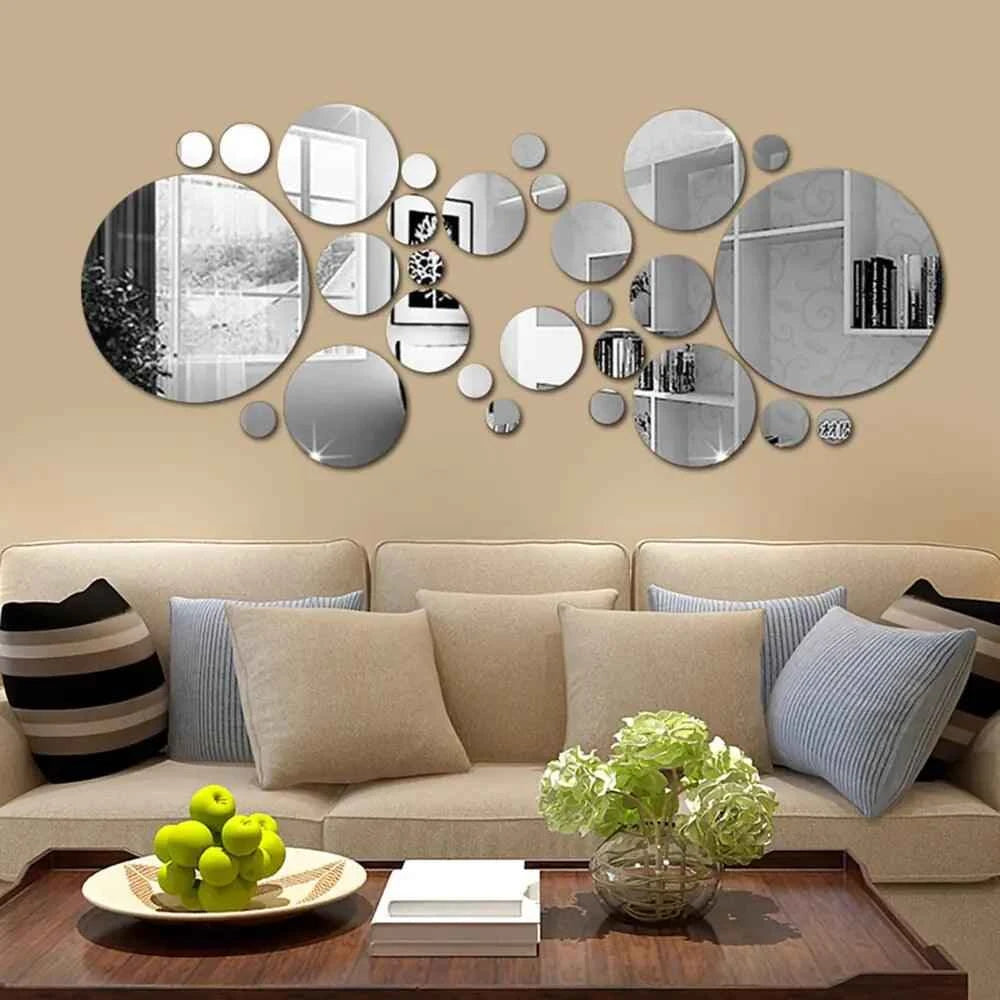 3D Mirror Wall Sticker - Fullshopping