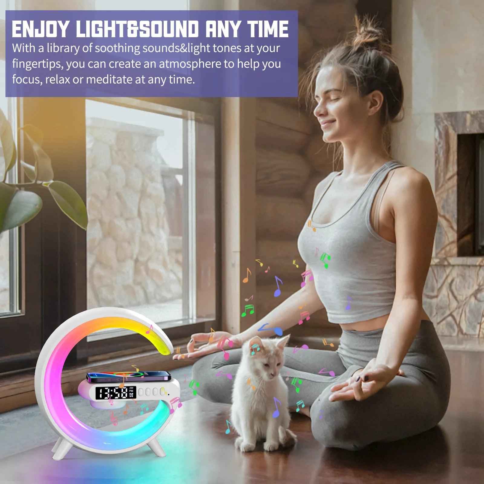 Multifunctional Wireless Charger Table Lamp - Fullshopping