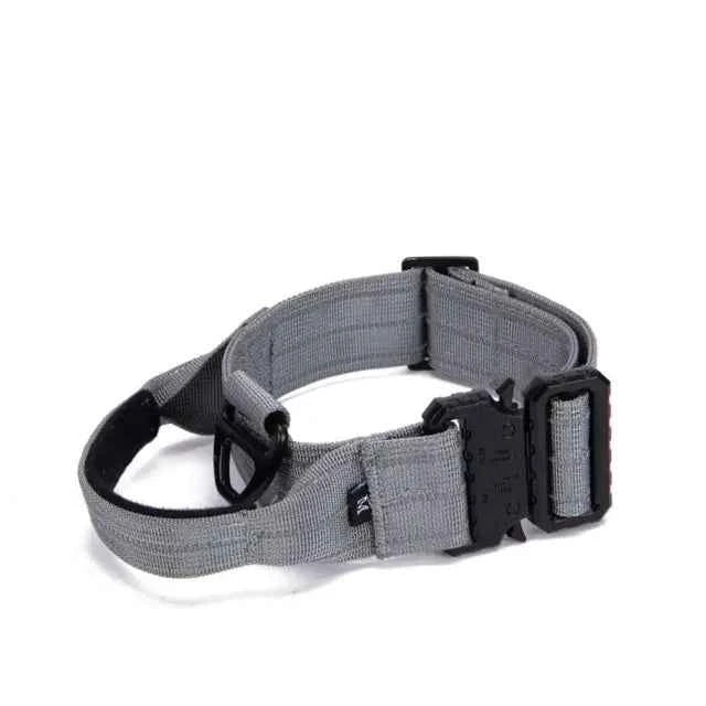 Tactical Reflective Nylon Dog Collar with Leash & Harness - Fullshopping