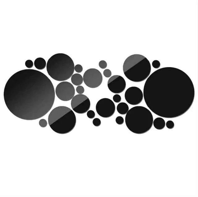3D Mirror Wall Sticker - Fullshopping