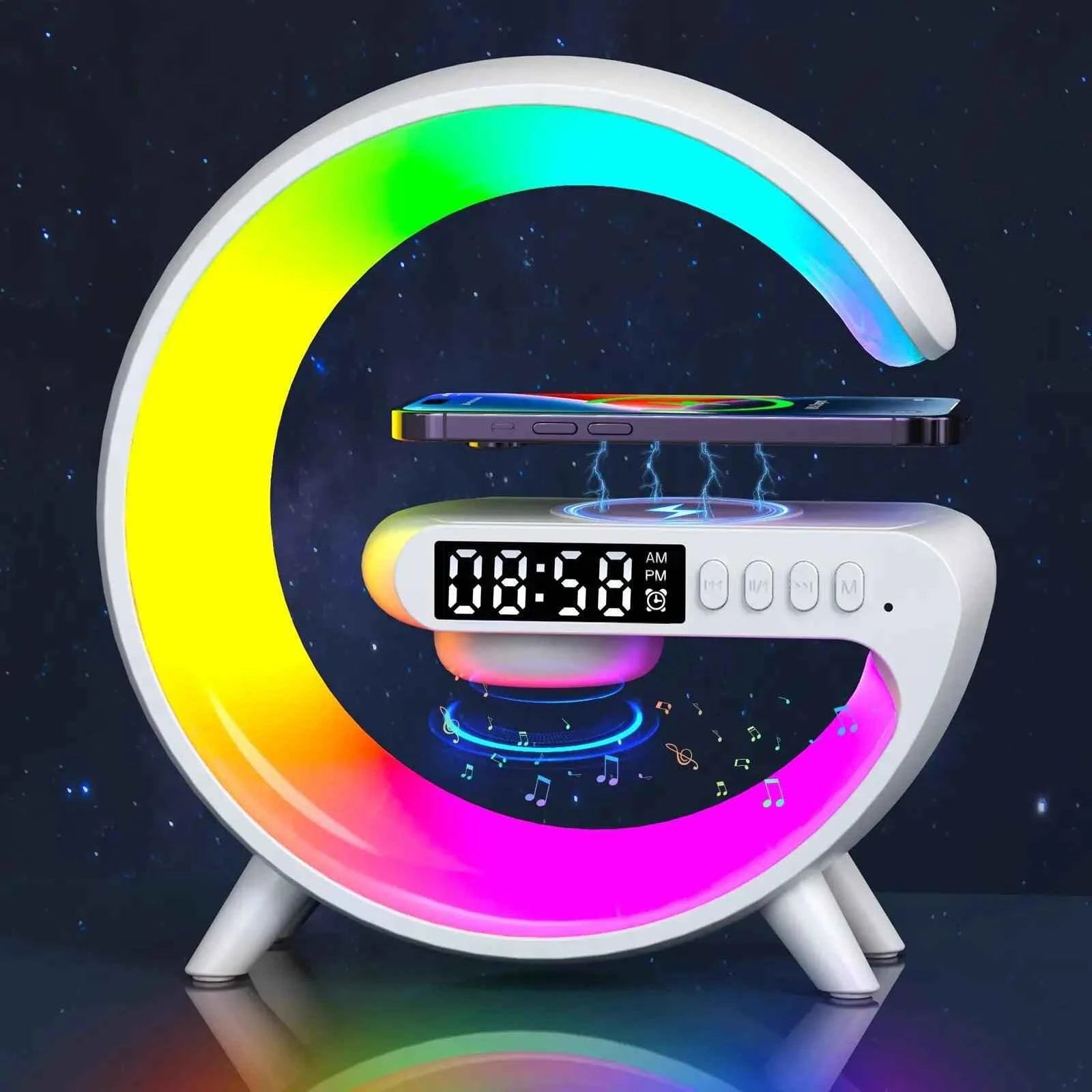 Multifunctional Wireless Charger Table Lamp - Fullshopping
