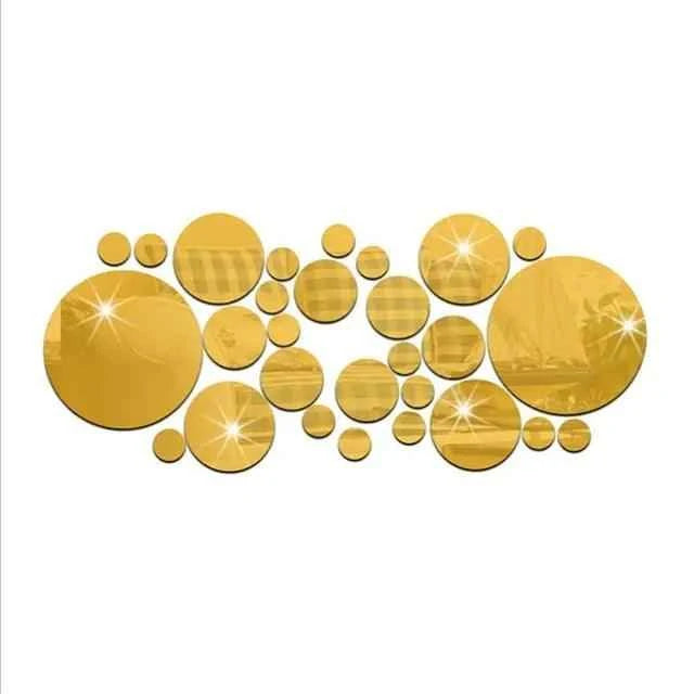 3D Mirror Wall Sticker - Fullshopping